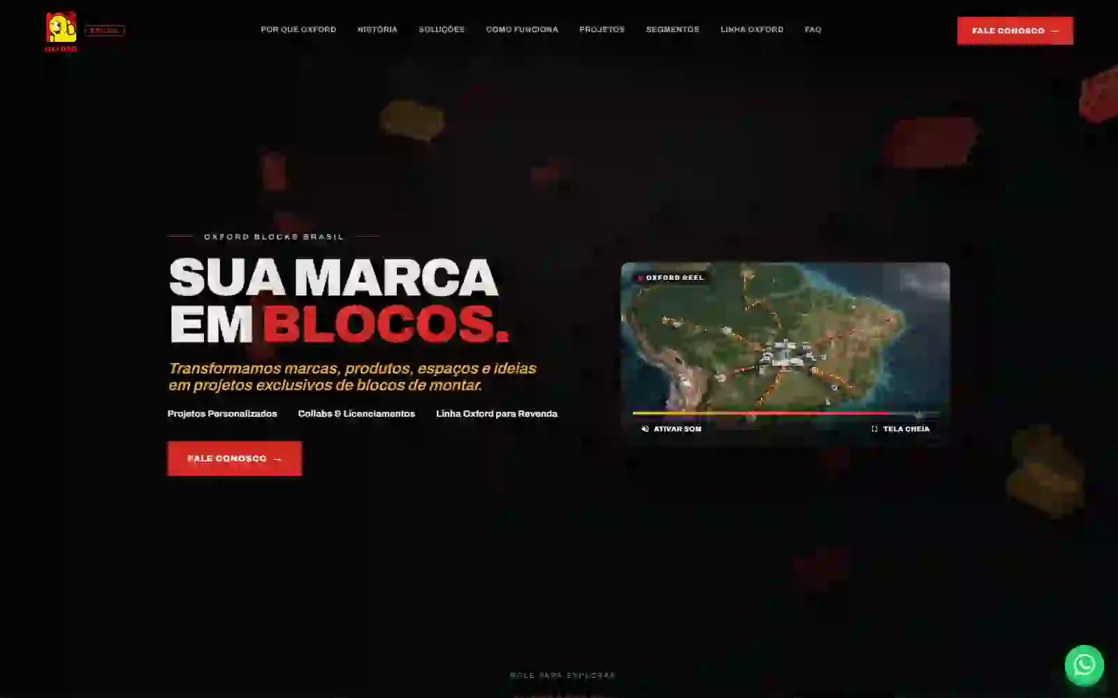 Site da Oxford Blocks Brasil